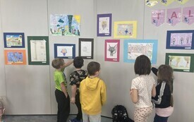 Galeria aktualności Szkolna wystawa prac uczni&oacute;w klas I-III 3