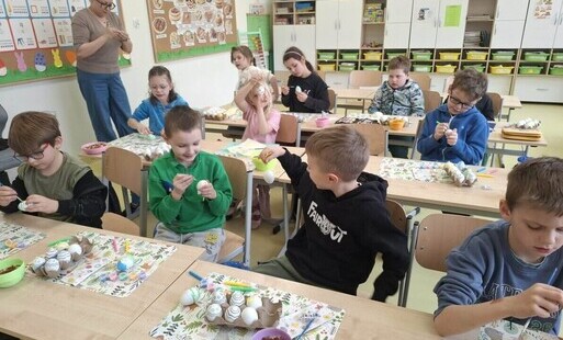 Warsztaty wielkanocne w klasie 1b