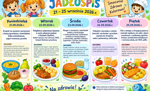 Zdjęcie do Jadłospis